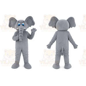 Gray Elephant Mascot Costume
