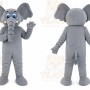 Gray Elephant Mascot Costume
