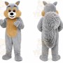 Gray Raccoon Mascot Costume