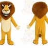 Yellow Lion Mascot Costume
