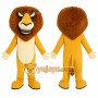 Yellow Lion Mascot Costume
