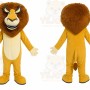 Yellow Lion Mascot Costume