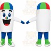 White Capsule Mascot Costume