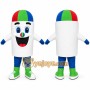 White Capsule Mascot Costume