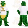 Green Crocodile Sports Mascot Costume
