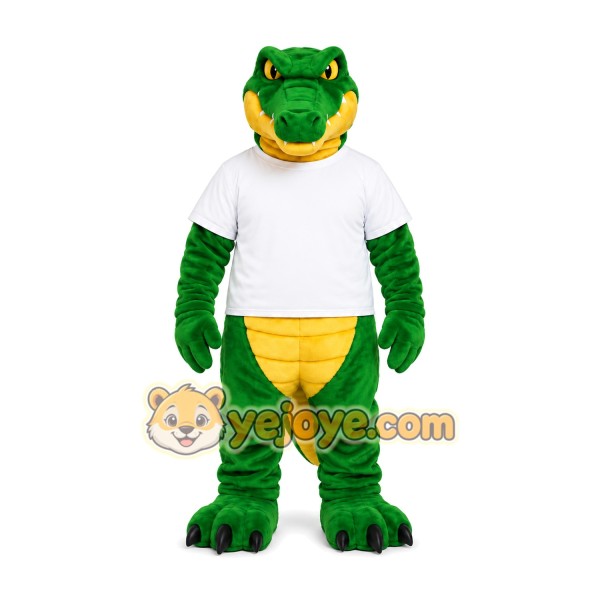 Green Crocodile Sports Mascot Costume Green Crocodile Sports Mascot Costume