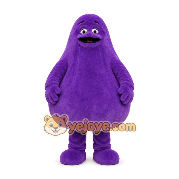 Purple Ghost Mascot Costume