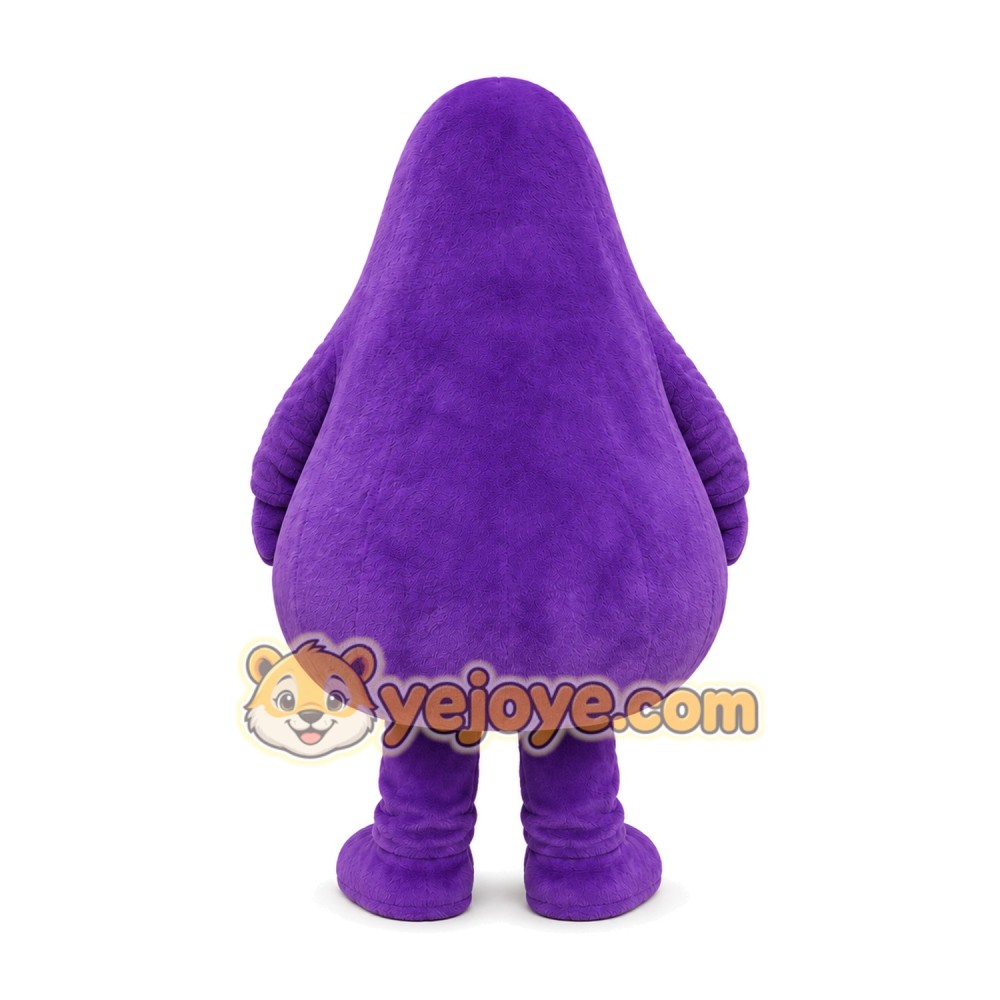 Purple Ghost Mascot Costume