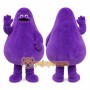 Purple Ghost Mascot Costume