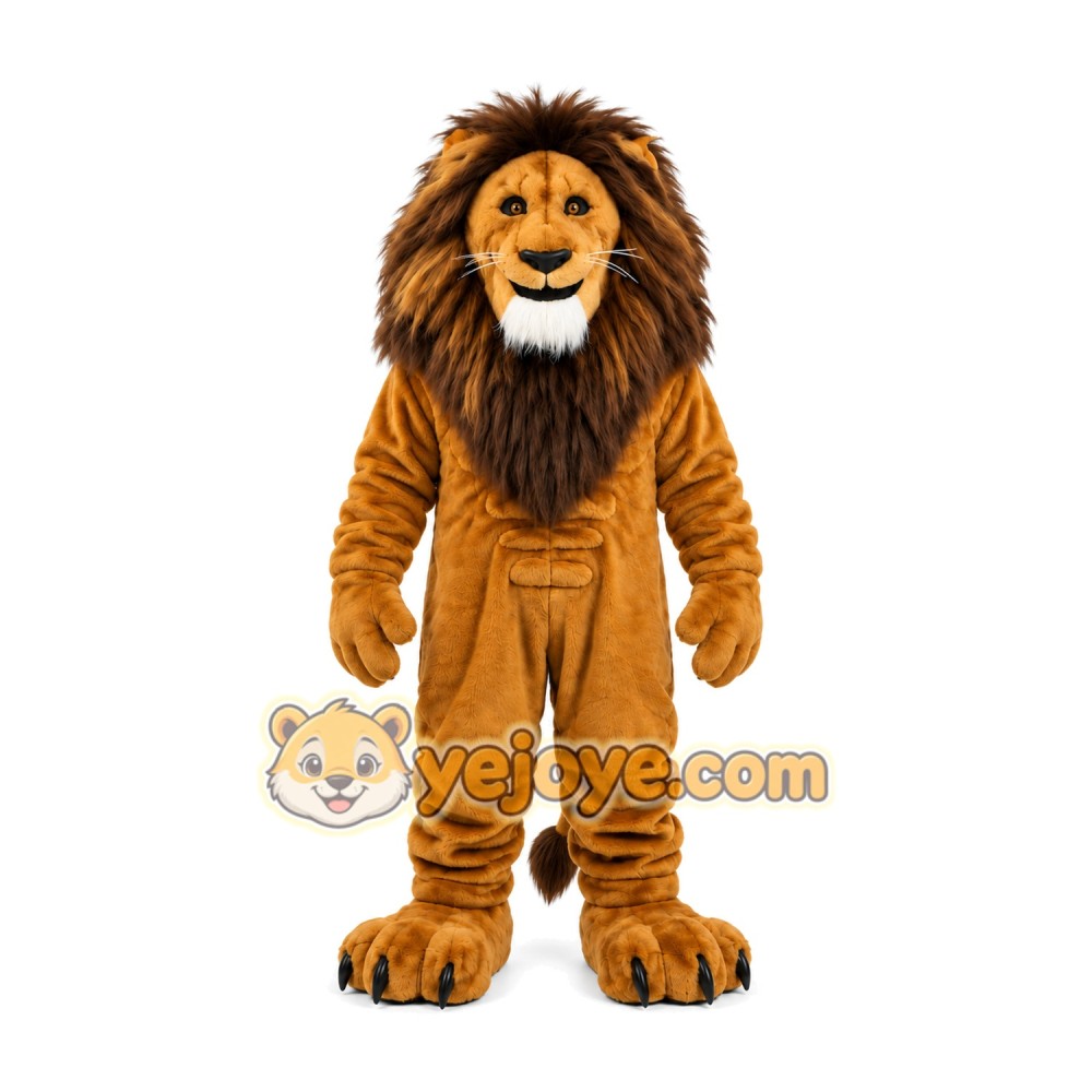 Brown Lion Mascot Costume Brown Lion Mascot Costume