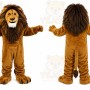 Brown Lion Mascot Costume