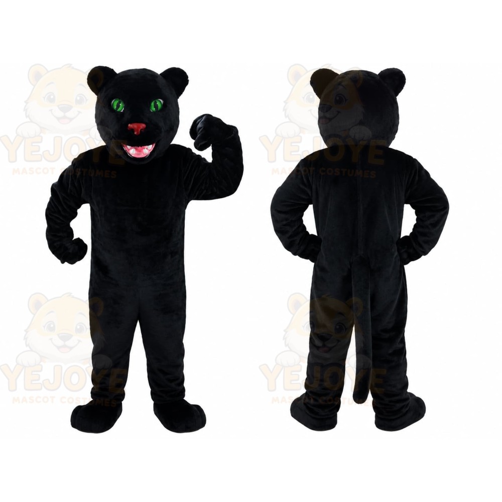 Black Leopard Mascot Costume
