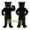 Black Leopard Mascot Costume Black Leopard Mascot Costume