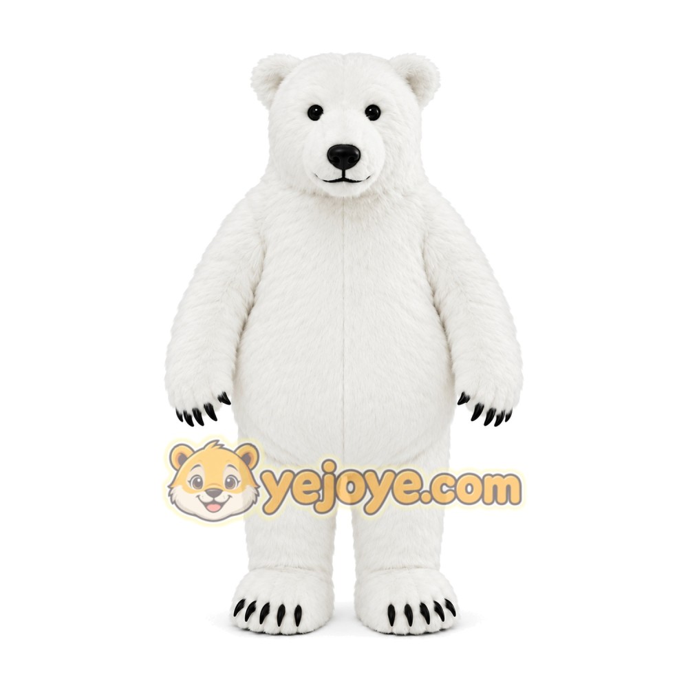 Polar Bear Mascot Costume Polar Bear Mascot Costume