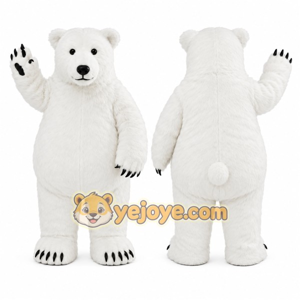 Polar Bear Mascot Costume