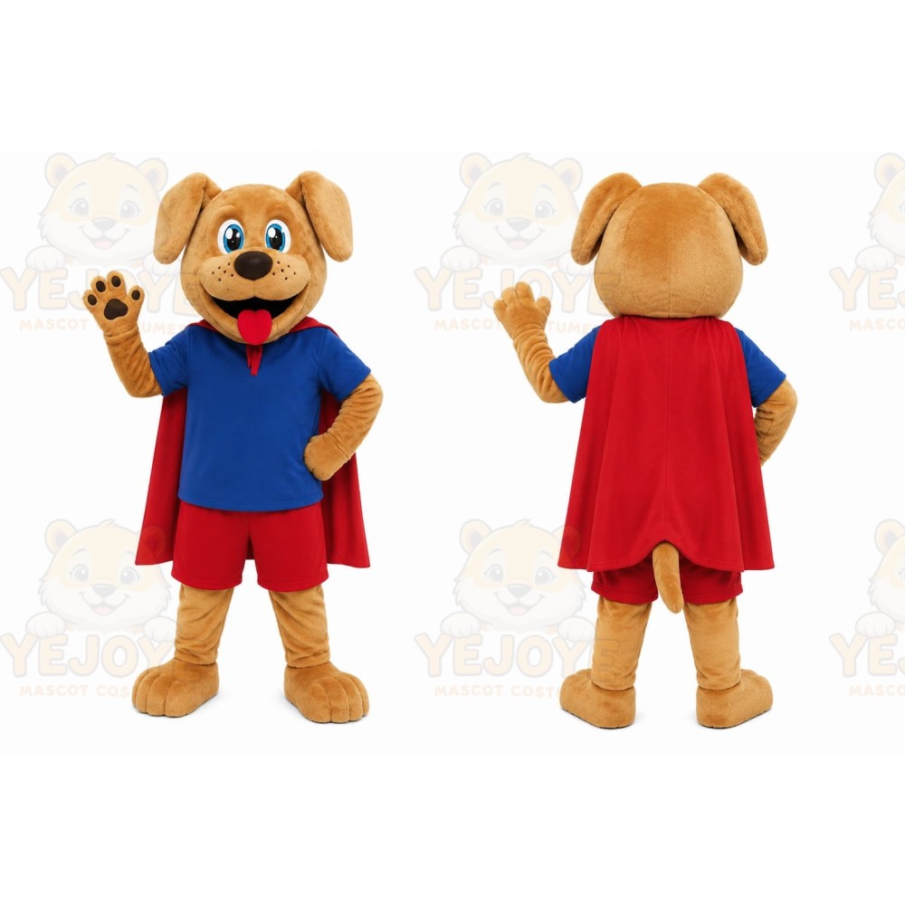 Dog Superhero Mascot Costume