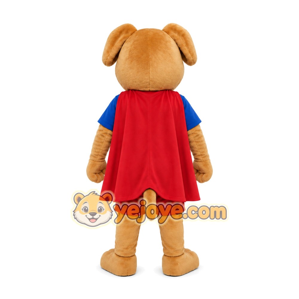 Dog Superhero Mascot Costume