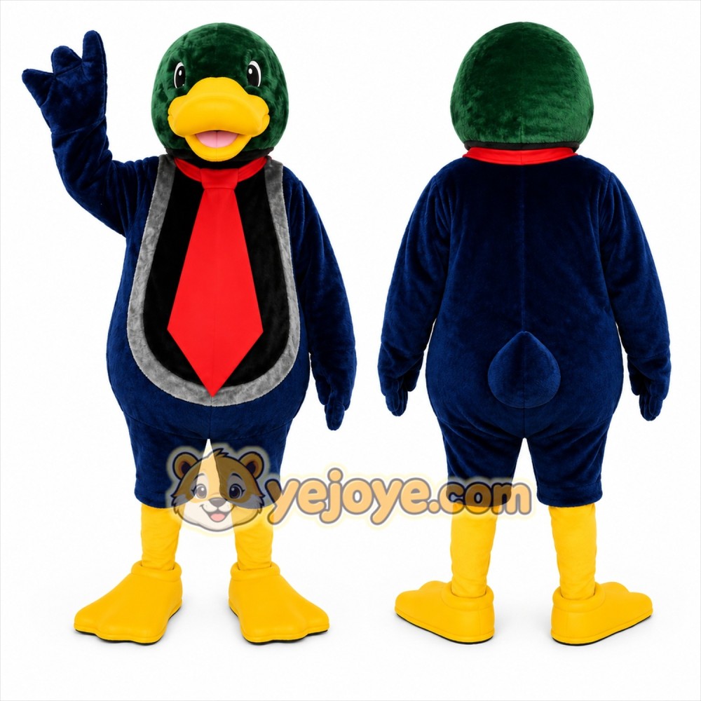 Blue Duck Mascot Costume Blue Duck Mascot Costume