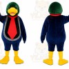 Blue Duck Mascot Costume