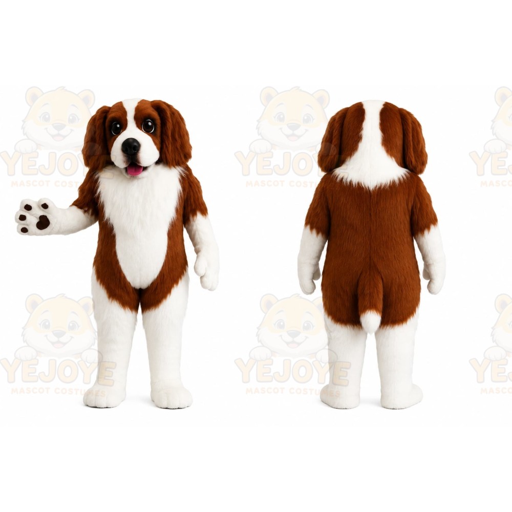 Brown Puppy Mascot Costume