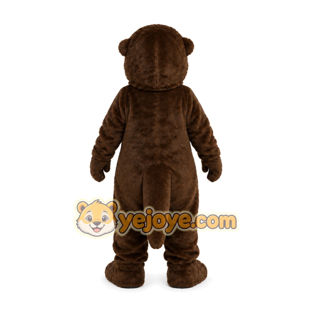 Dark Brown Beaver Mascot Costume Dark Brown Beaver Mascot Costume