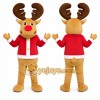 Red Reindeer Mascot Costume