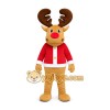 Red Reindeer Mascot Costume