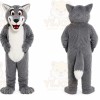 Gray Wolf Mascot Costume