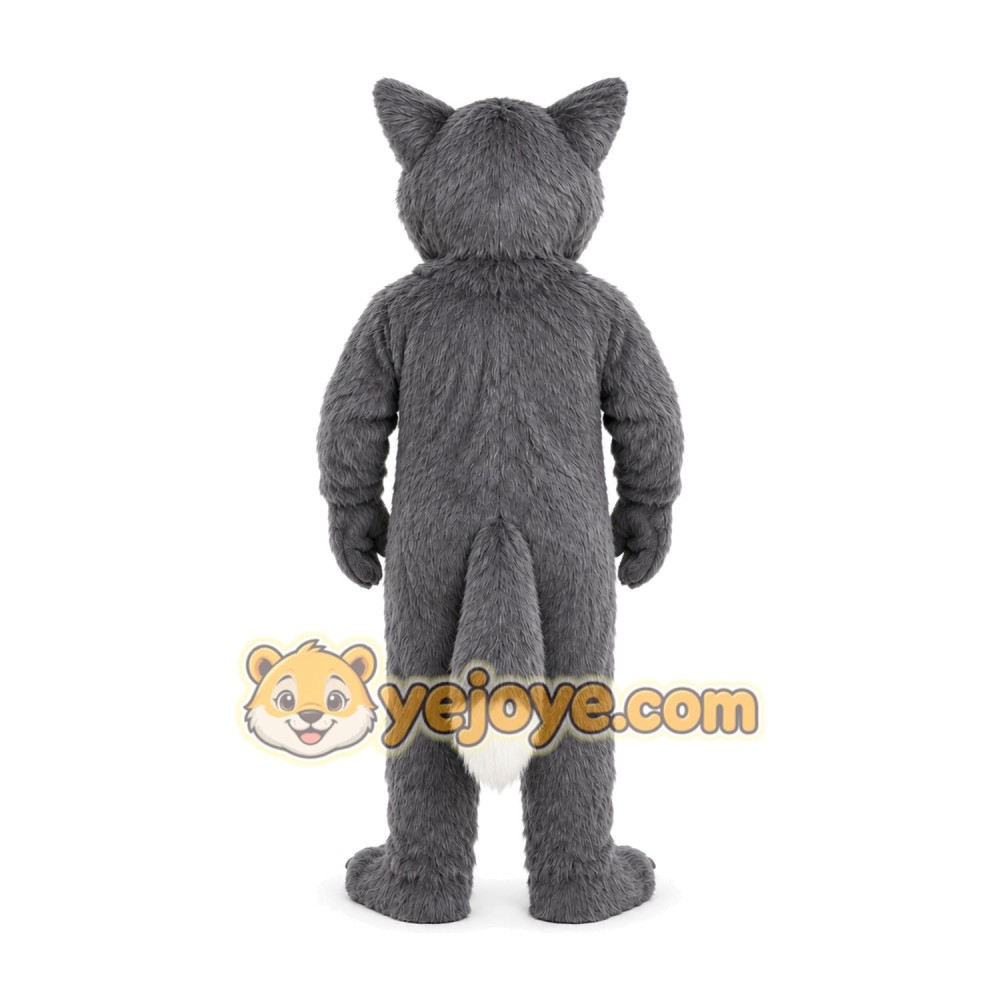 Gray Wolf Mascot Costume