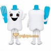 Toothbrush Tooth Mascot Costume Toothbrush Tooth Mascot Costume