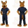Brown Dog Officer Mascot Costume