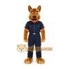 Brown Dog Officer Mascot Costume