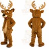 Brown Reindeer Mascot Costume