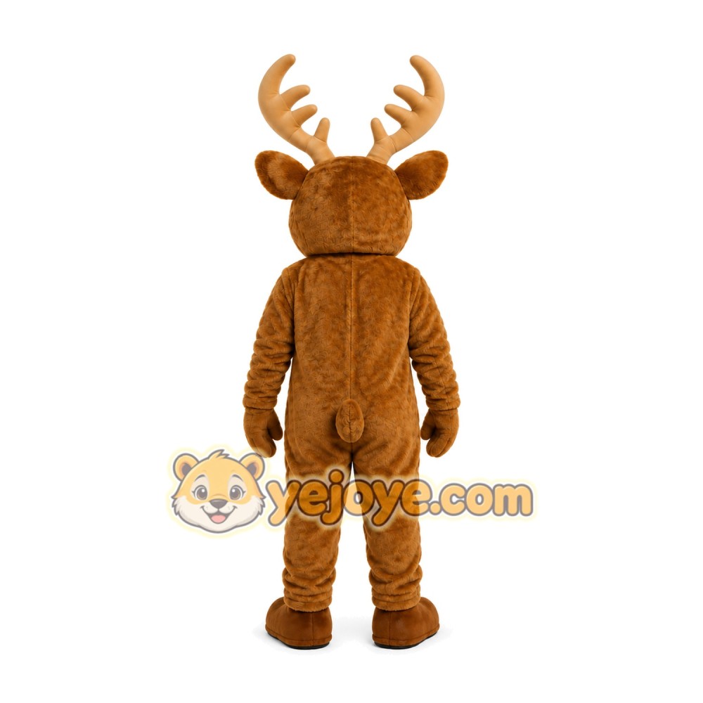Brown Reindeer Mascot Costume Brown Reindeer Mascot Costume