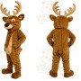 Brown Reindeer Mascot Costume
