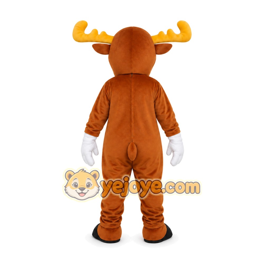 Brown Moose Mascot Costume Brown Moose Mascot Costume