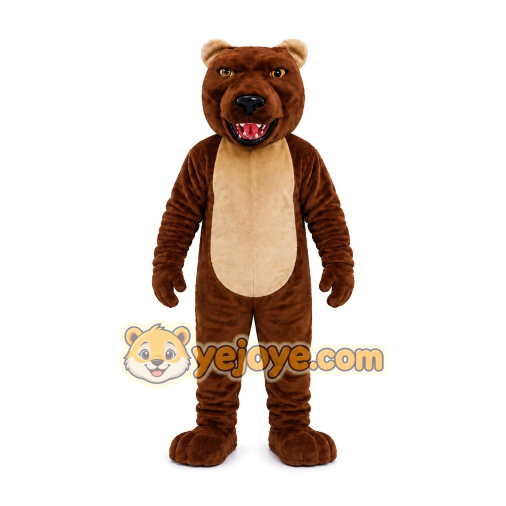 Brown Bear Mascot Costume Brown Bear Mascot Costume