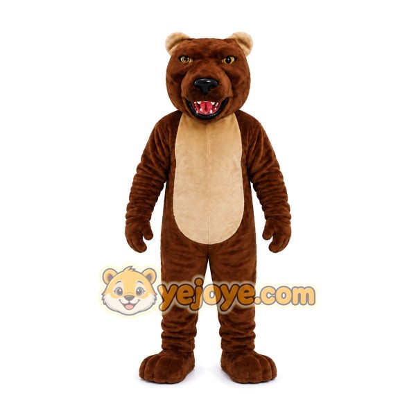 Brown Bear Mascot Costume