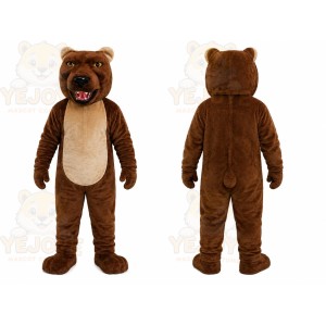 Brown Bear Mascot Costume