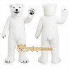 Polar Bear Mascot Costume Polar Bear Mascot Costume