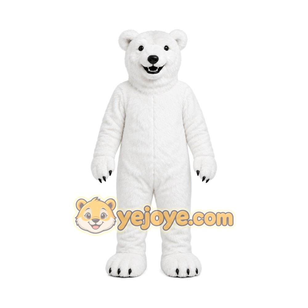 Polar Bear Mascot Costume Polar Bear Mascot Costume