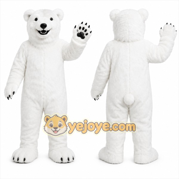 Polar Bear Mascot Costume