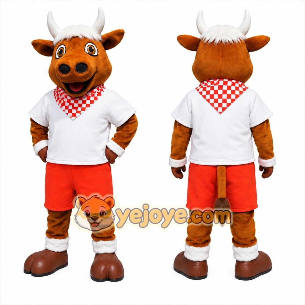 Sports Bull Mascot Costume Sports Bull Mascot Costume