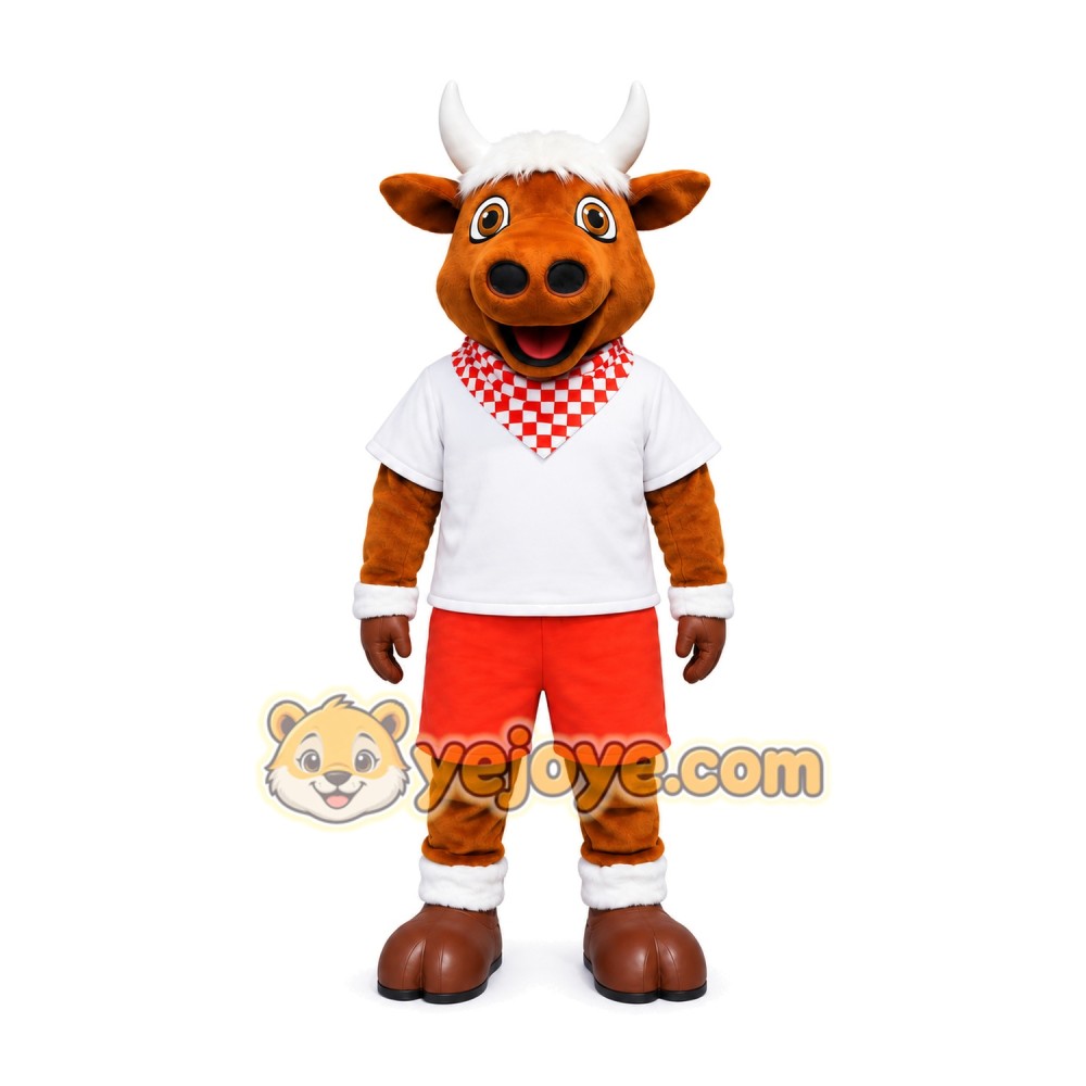Sports Bull Mascot Costume Sports Bull Mascot Costume