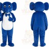 Blue Elephant Mascot Costume