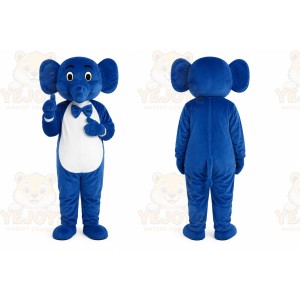 Blue Elephant Mascot Costume