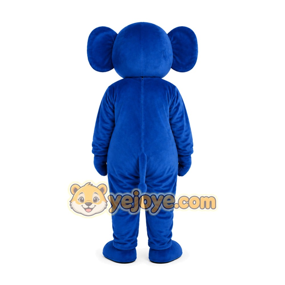 Blue Elephant Mascot Costume Blue Elephant Mascot Costume