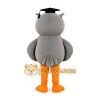 Gray Owl Mascot Costume Gray Owl Mascot Costume