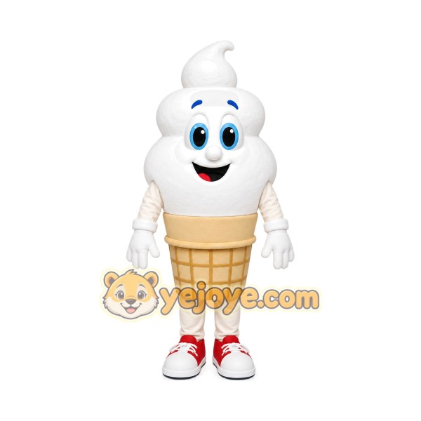 Ice Cream Cone Mascot Costume Ice Cream Cone Mascot Costume