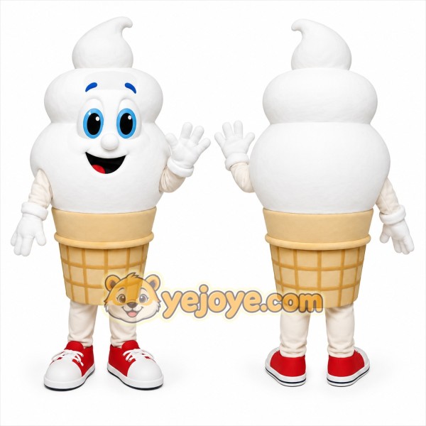 Ice Cream Cone Mascot Costume